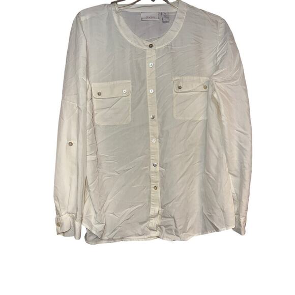 CHICOS Size 10 Medium blouse - Picture 1 of 5